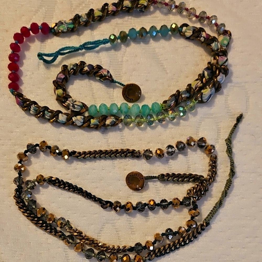 Lot of 2 Chloe and Isabel Wrap Bracelets